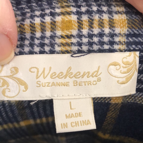 Soft Feminine Flannel Shirt - Picture 5 of 8